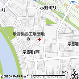 石川県金沢市示野町西97-6周辺の地図