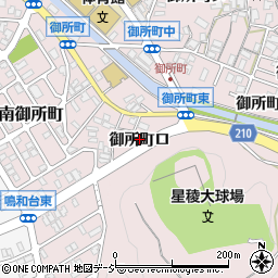 石川県金沢市御所町ロ周辺の地図