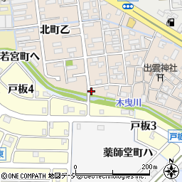 石川県金沢市北町乙202周辺の地図