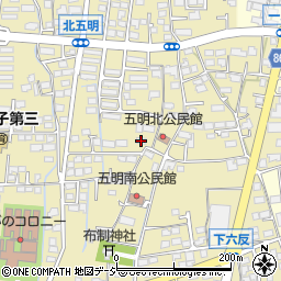 字都宮美容室周辺の地図