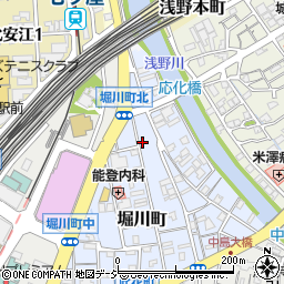 堀岡理容店周辺の地図