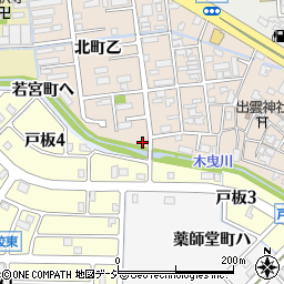 石川県金沢市北町乙201周辺の地図