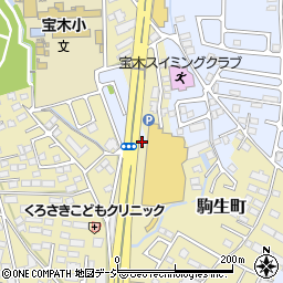 栃木県宇都宮市宝木町1丁目726周辺の地図
