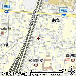 長野県長野市篠ノ井布施高田南条1025周辺の地図