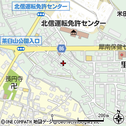 長野県長野市川中島町原850-1周辺の地図