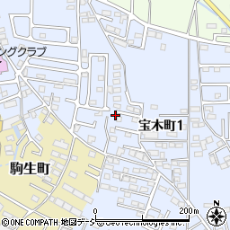 栃木県宇都宮市宝木町1丁目86-21周辺の地図