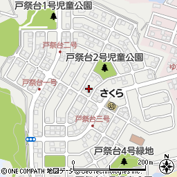栃木県宇都宮市戸祭台周辺の地図