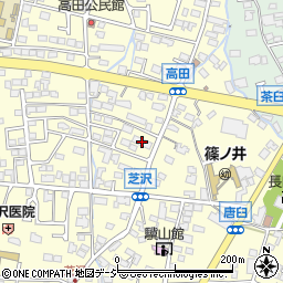 篠ノ井職員宿舎周辺の地図