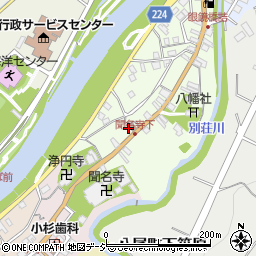 富山県富山市八尾町下新町1241周辺の地図
