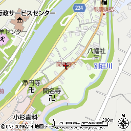 富山県富山市八尾町下新町1344周辺の地図