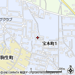 栃木県宇都宮市宝木町1丁目86-25周辺の地図