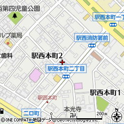 石川県金沢市駅西本町周辺の地図