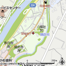 富山県富山市八尾町下新町1417周辺の地図
