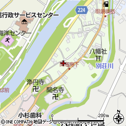 富山県富山市八尾町下新町1240周辺の地図
