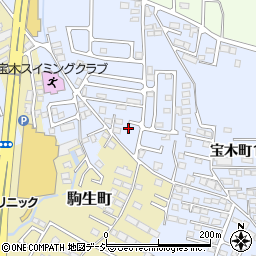 栃木県宇都宮市宝木町1丁目2277周辺の地図