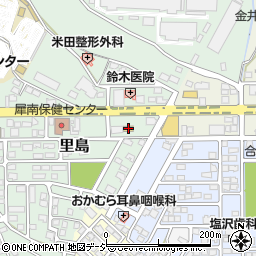 ファミリーマート長野里島店周辺の地図