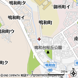 石川県金沢市鳴和台12周辺の地図