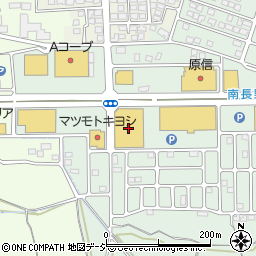 ホームセンタームサシ長野南店アークプロ資材館周辺の地図