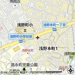 石動信用金庫金沢支店周辺の地図