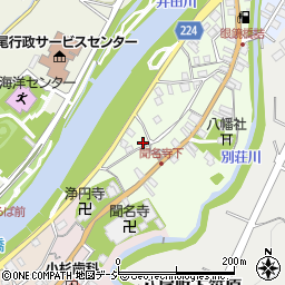 富山県富山市八尾町下新町280周辺の地図