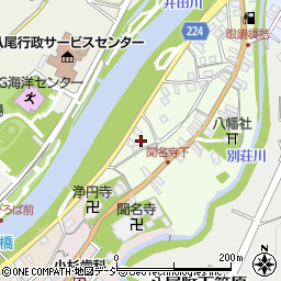 富山県富山市八尾町下新町282周辺の地図