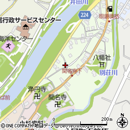 富山県富山市八尾町下新町258-3周辺の地図