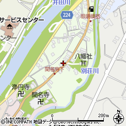 富山県富山市八尾町下新町1331周辺の地図