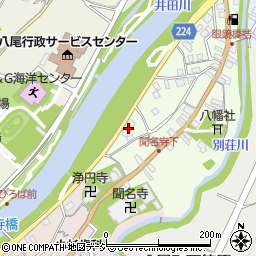 富山県富山市八尾町下新町262周辺の地図