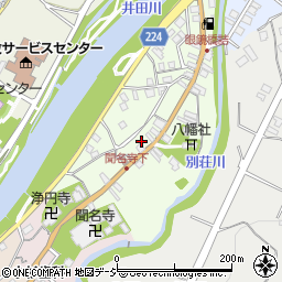 富山県富山市八尾町下新町1333-1周辺の地図
