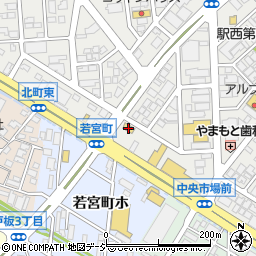 セブンイレブン金沢駅西本町３丁目店周辺の地図