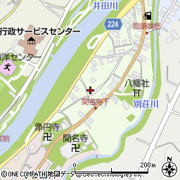 富山県富山市八尾町下新町250周辺の地図