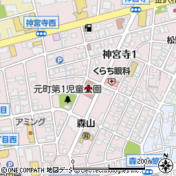 金沢市役所保健・衛生　元町福祉健康センター周辺の地図