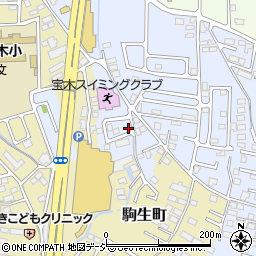 栃木県宇都宮市宝木町1丁目722-16周辺の地図