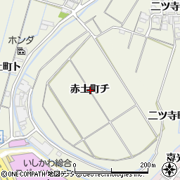 石川県金沢市赤土町チ周辺の地図