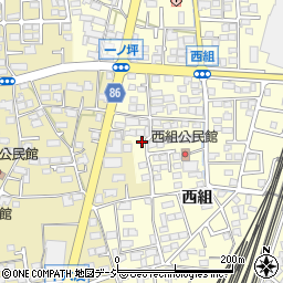 長野県長野市篠ノ井布施高田1322周辺の地図