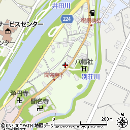 富山県富山市八尾町下新町1327周辺の地図