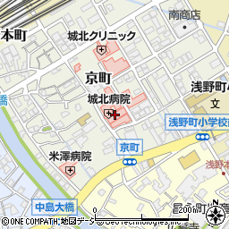 城北病院（石川勤労者医療協会）周辺の地図
