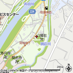 富山県富山市八尾町下新町1428周辺の地図