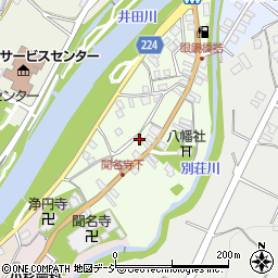 富山県富山市八尾町下新町1260周辺の地図