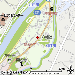 富山県富山市八尾町下新町1320-1周辺の地図