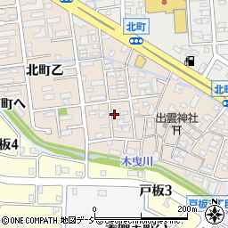 石川県金沢市北町周辺の地図