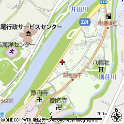 富山県富山市八尾町下新町256周辺の地図