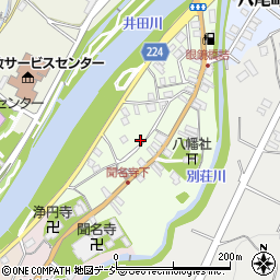 富山県富山市八尾町下新町223周辺の地図