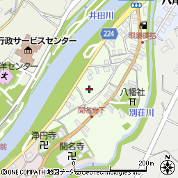 富山県富山市八尾町下新町241周辺の地図