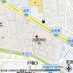 石川県金沢市北町丁周辺の地図