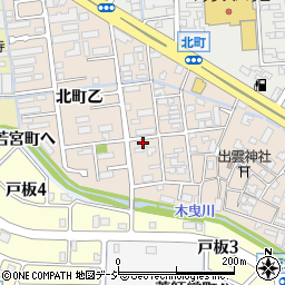 石川県金沢市北町乙6-6周辺の地図
