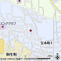 栃木県宇都宮市宝木町1丁目3301-5周辺の地図