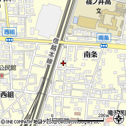 長野県長野市篠ノ井布施高田南条1119-1周辺の地図