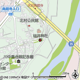 槌井神社周辺の地図