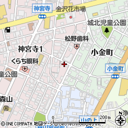 一本木工務店周辺の地図